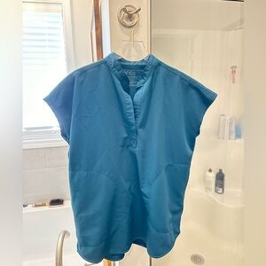 Women’s Caribbean Blue Rafaela - Oversized Scrub Top - XS (basically new)